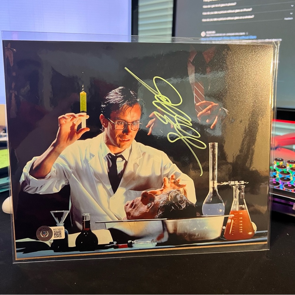 Jeffrey Combs Autographed Picture - Re-Animator